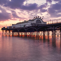 Buy canvas prints of Cleethorpes Pier Sunrise by Tim Hill
