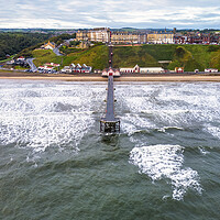 Buy canvas prints of Incoming tide at Saltburn-by-the-Sea by Tim Hill