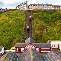 Buy canvas prints of Saltburn Cliff Lift by Tim Hill