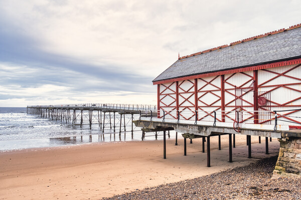 Saltburn Pier North Yorkshire Picture Board by Tim Hill