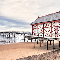 Buy canvas prints of Saltburn Pier North Yorkshire by Tim Hill