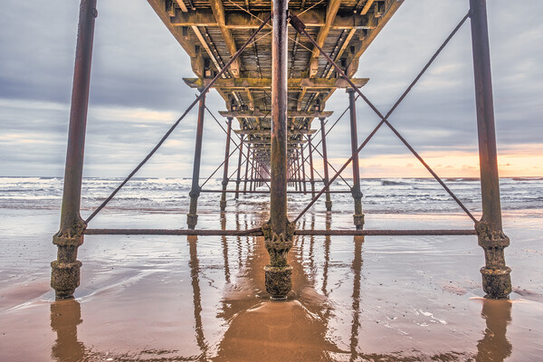 Saltburn Pier North Yorkshire Picture Board by Tim Hill