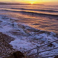 Buy canvas prints of Bridlington North Beach Sunrise by Tim Hill