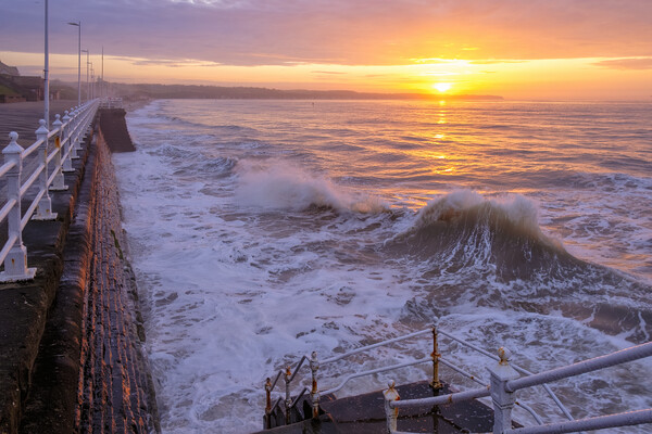 Bridlington Seascape Yorkshire Coast Picture Board by Tim Hill
