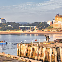 Buy canvas prints of Scarborough Pier and South Beach by Tim Hill