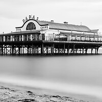 Buy canvas prints of Cleethorpes Black and White by Tim Hill