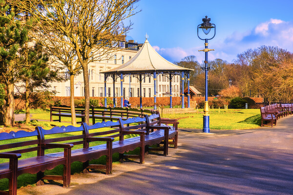Filey Crescent Gardens Yorkshire Coast Picture Board by Tim Hill