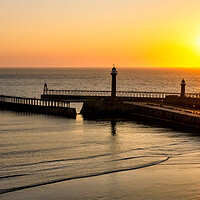 Buy canvas prints of Whitby Sunrise North Yorkshire Coast by Tim Hill