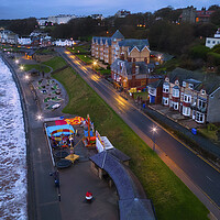 Buy canvas prints of Filey at Dawn: Halloween Weekend 2023 by Tim Hill