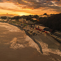 Buy canvas prints of Filey Sunset Yorkshire Coast by Tim Hill