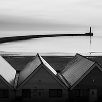 Buy canvas prints of Roker Black and White by Tim Hill