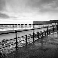 Buy canvas prints of Saltburn Black and White by Tim Hill