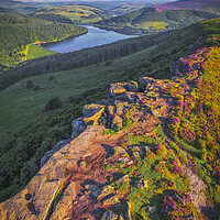 Buy canvas prints of Bamford Edge to Ladybower by Tim Hill