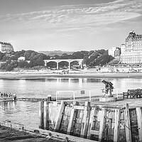 Buy canvas prints of Scarborough Monochrome by Tim Hill