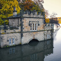 Buy canvas prints of Newmillerdam Boathouse: Autumn Colours by Tim Hill