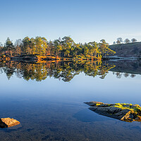 Buy canvas prints of Tarn Hows Reflections: No wind, bliss! by Tim Hill