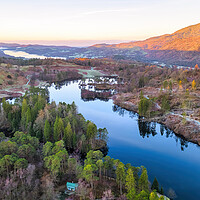 Buy canvas prints of Tarn Hows to Coniston Water: Golden hour by Tim Hill