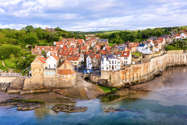 Beautiful Robin Hood's Bay North Yorkshire Picture Board by Tim Hill