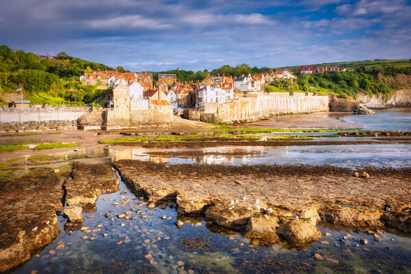 Robin Hood's Bay ~ Sunny May Picture Board by Tim Hill
