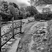 Buy canvas prints of Yorkshire Dales Black and White by Tim Hill
