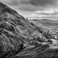 Buy canvas prints of Parkhouse Hill Black and White by Tim Hill