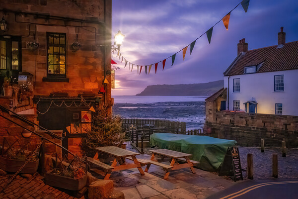 Robin Hood's Bay ~ All is calm, all is bright. Picture Board by Tim Hill