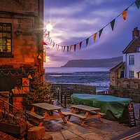 Buy canvas prints of Robin Hood's Bay ~ All is calm, all is bright. by Tim Hill