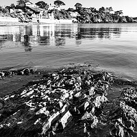 Buy canvas prints of Abersoch Black and White  by Tim Hill