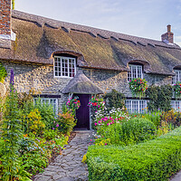 Buy canvas prints of Thatched Cottage, Thornton Dale, Yorkshire by Tim Hill