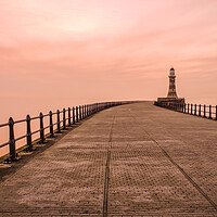 Buy canvas prints of Roker Pier Sunrise: Haway The Lads by Tim Hill