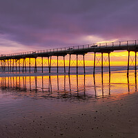 Buy canvas prints of September Sunrise at Saltburn by the sea by Tim Hill