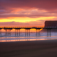 Buy canvas prints of Sea Spray ~ Saltburn by the Sea by Tim Hill