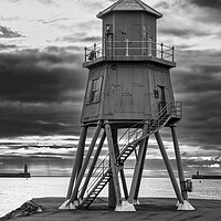 Buy canvas prints of Herd Groyne Black and White by Tim Hill
