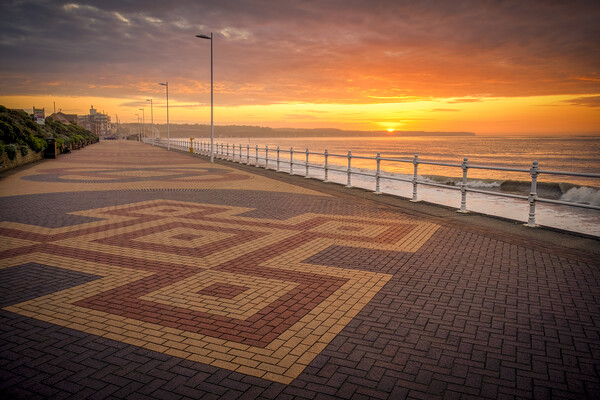 Bridlington Sunrise from Alexandra Promenade Picture Board by Tim Hill