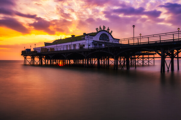 Cleethorpes Pier Sunrise Picture Board by Tim Hill