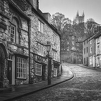 Buy canvas prints of Steep Hill Lincoln by Tim Hill