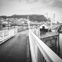Buy canvas prints of Scarborough Memories Black and White by Tim Hill