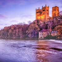 Buy canvas prints of Durham Cathedral River Wear by Tim Hill