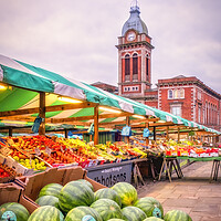 Buy canvas prints of Chesterfield Market by Tim Hill