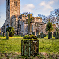 Buy canvas prints of St Agatha's Church, Gilling West by Tim Hill