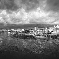 Buy canvas prints of Moody Bridlington by Tim Hill