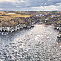 Buy canvas prints of North Landing to Flamborough Head by Tim Hill