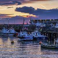 Buy canvas prints of Bridlington Fishing Boats, East Yorkshire Coast by Tim Hill