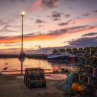 Buy canvas prints of Bridlington Harbour Sunrise by Tim Hill