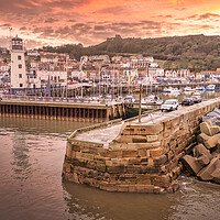 Buy canvas prints of Scarborough Sunrise North Yorkshire by Tim Hill
