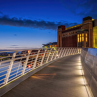 Buy canvas prints of Baltic Flour Mill from Millennium Bridge by Tim Hill