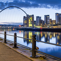 Buy canvas prints of Newcastle Quayside to Baltic Flour Mill by Tim Hill