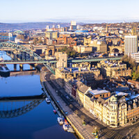 Buy canvas prints of City of Newcastle Panoramic by Tim Hill