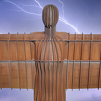 Buy canvas prints of Angel Of The North by Tim Hill