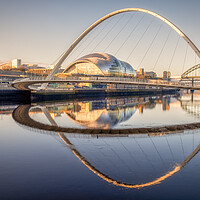 Buy canvas prints of Gateshead Millennium Bridge by Tim Hill